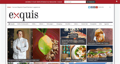 Desktop Screenshot of magazine-exquis.com