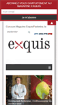 Mobile Screenshot of magazine-exquis.com